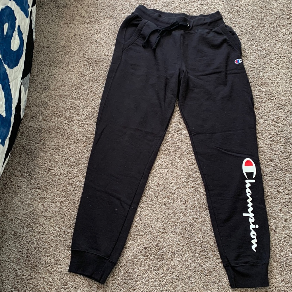 Black Champion sweatpants size medium